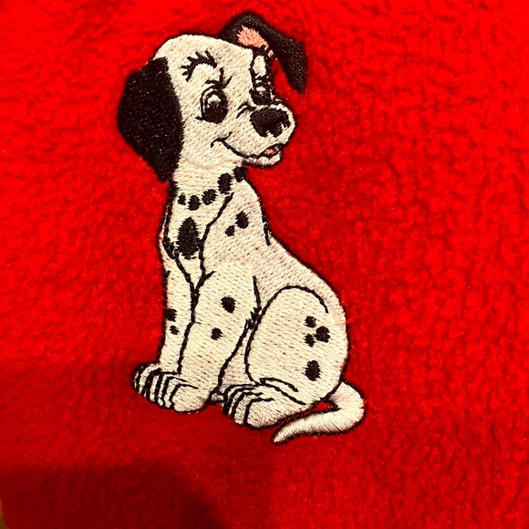 Unisex Red Disney 101 Dalmatians Mittens sz M / L - Picture 5 of 6